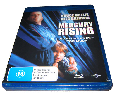Mercury Rising - Bruce Willis - Rare Aus Release - Blu-Ray - New Sealed Region B
