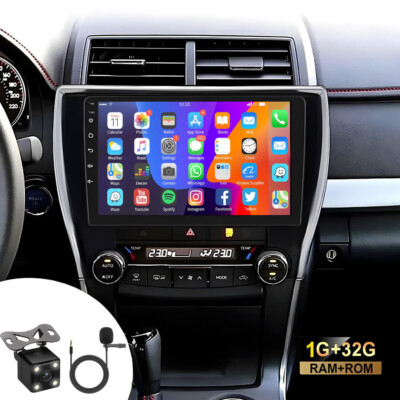 For Toyota Camry 2015-2017 10.1'' Android 13 Car Stereo GPS Navi BT Radio +Camera
