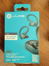 JLab Go Air Sport Wireless Ear Hook Teal 32+ Hours Bluetooth Playtime NEW🌟