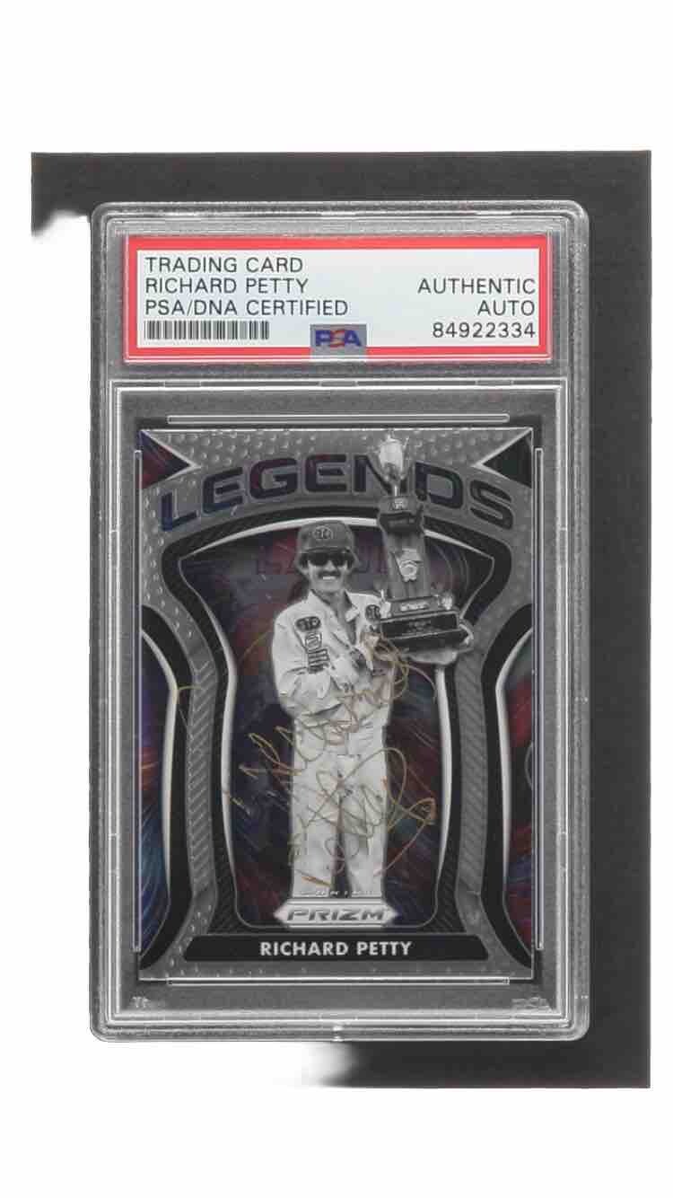 2021 Panini Prizm Racing #82 Richard Petty Signed Card AUTO PSA Slabbed Nascar