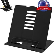 Metal Book Stand Book Holder Book Stand for Reading Adjustable Book Holder For