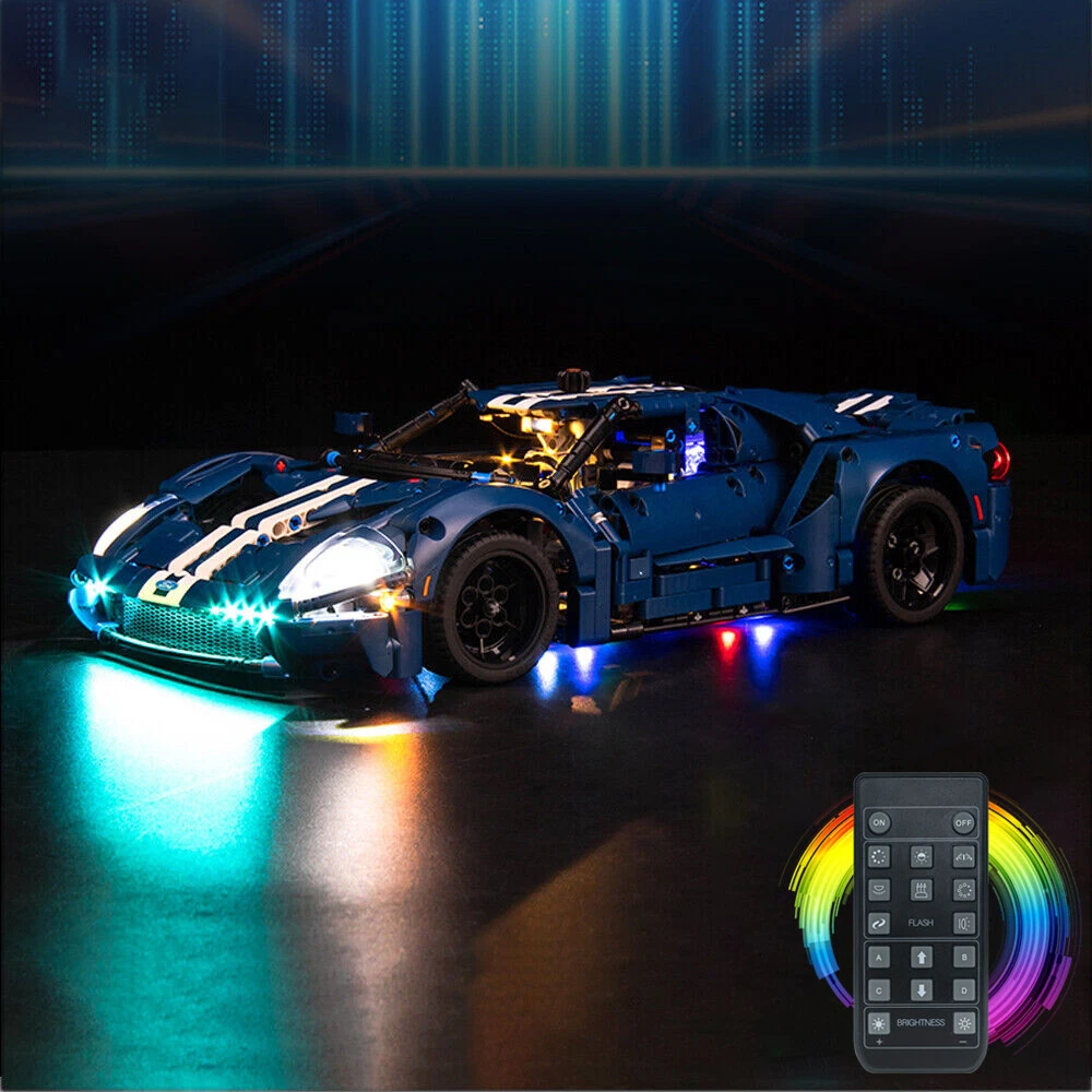 LocoLee LED Licht Kit für Lego 42154 Technic 2022 Ford GT Auto Beleuchtung  Set