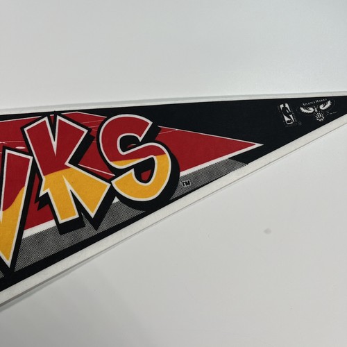 Vintage 1994 Tag Express Atlanta Hawks NBA Basketball Pennants 30"x12" - EUC! - Picture 6 of 9