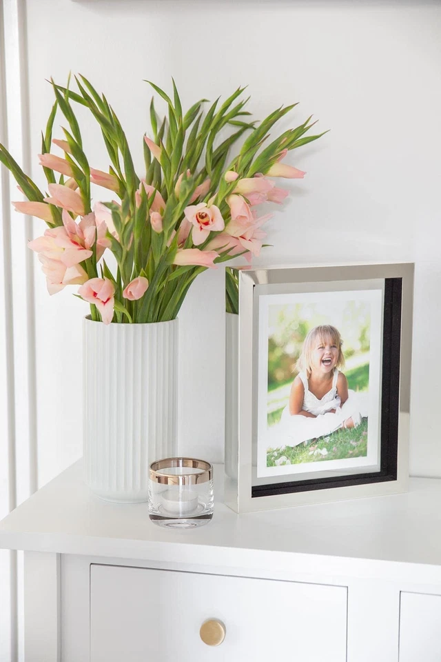 Bilderrahmen Caserta mit Glas-Passepartout für Foto 10 x 15 cm edel versilber... - Bild 4 von 4