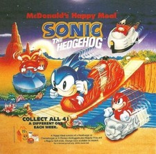 1993 SONIC THE HEDGEHOG 3 MCDONALDS HAPPY MEAL TOYS - U - PICK