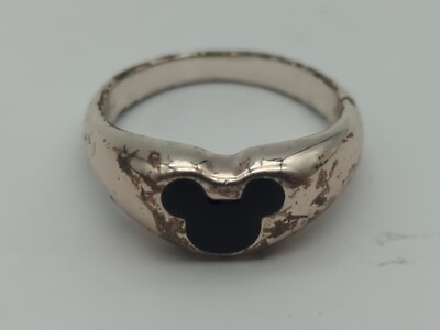 アクセサリー vintage silver925 mickey mouse ring Mickey Mouse ring baby band Disney sterling silver women girls