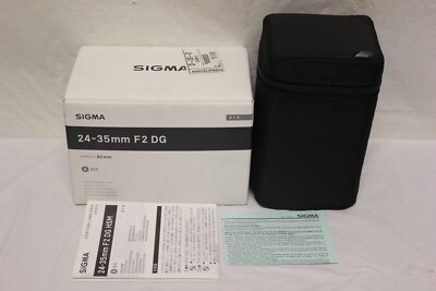 Sigma 24-35mm f/2 DG HSM Art Lens for Canon EF D2
