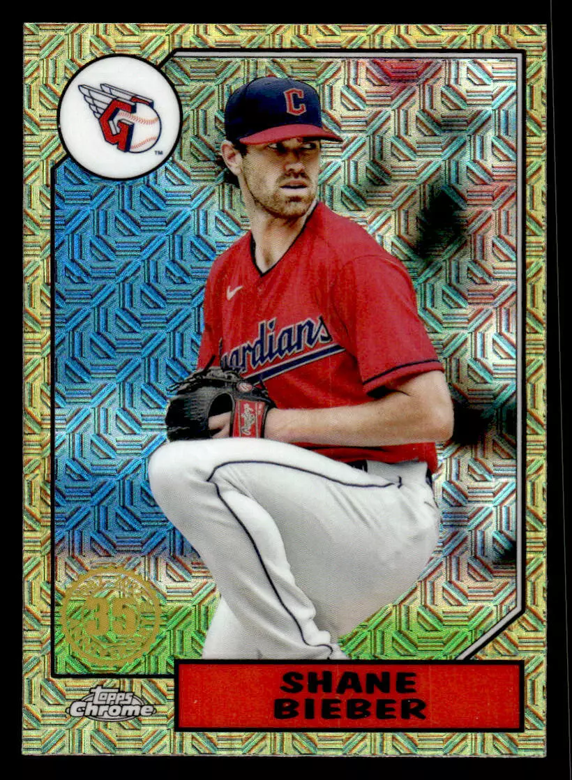 Shane Bieber trading card