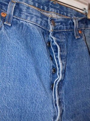 LEVI'S リーバイス501xx USA製　WPL423 Levi's 501XX Jeans Vintage Mens 36x30 Button Fly Blue Denim