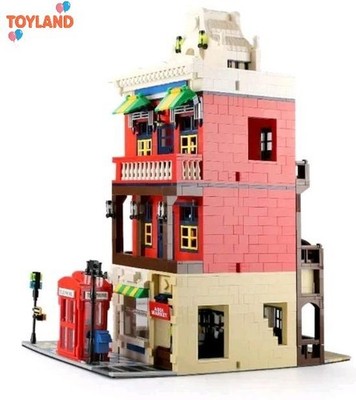 Wange Building Blocks  Corner store 2332pcs Architecture  Model Bricks toys set
