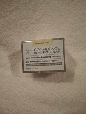 IT Confidence in an Eye Cream Super Peptide Eye-Awakening Treatment 1.0 oz New