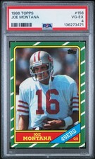 1986 TOPPS #156 JOE MONTANA PSA 4