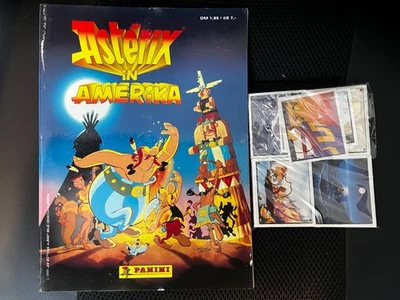 SET COMPLET + ALBUM VIDE PANINI ASTERIX ET LES INDIENS 1995 GOSCINNY NEW - Photo 1/4