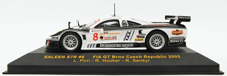 Ixo 1/43 Scale GTM027 - Saleen S7R #8 FIA GT Brno Czech Rep. 2005 - Image 3 of 4