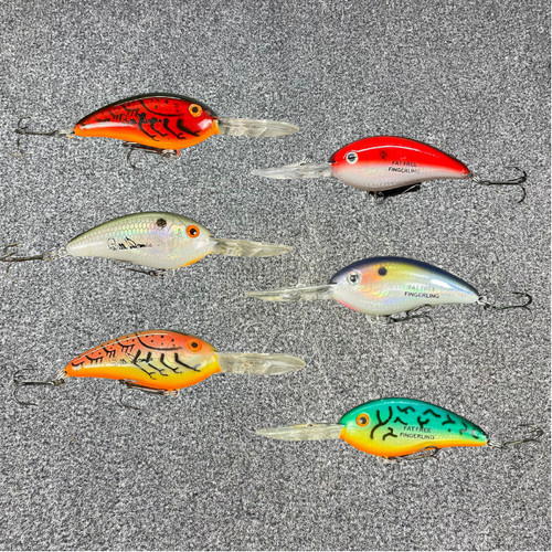 Excalibur Bill Dance Fat Free Fingerling Vintage Crankbait - (SELECT COLOR)