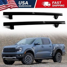 2pcs Crossbars Fit For Ford Ranger 2022-2027 Crossbar Roof Rack Aluminum