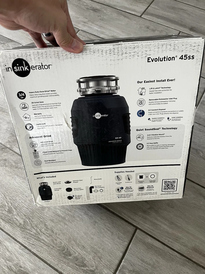 InSinkerator - Evolution Series 3/4 HP Continuous Feed Garbage Disposer No Cord - Image 2 of 4