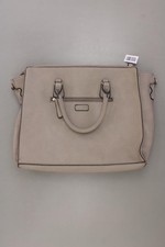 ⭐ Loubs Henkeltasche Handtasche für Damen creme aus Kunstleder ⭐