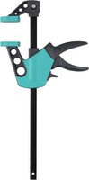 wolfcraft Einhandzwinge Easy 75-300 Mm 3021000 / Spannkraft Von 90 Kg, Zwinge
