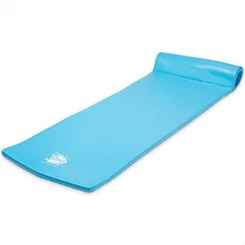TRC Recreation Splash 1.25" Thick Foam Pool Float Mat, Marina Blue (Open Box)
