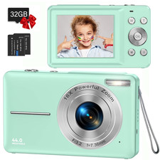 Digital Camera FHD1080P 44MP Portable Camera for Kids 2.4"LCD Screen Small Video