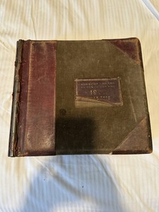 Signed Current Ledger 1902-1905 Accounting & Taxation Vintage Accounting Book