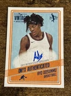 2021 Onyx Vintage Ayo Dosunmu On-Card Blue Autograph /50 Bulls Rare SSP RC Auto