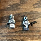 LEGO Clone Army Customs Wolfe and Pilot Clone Star Wars Minifigure Lot