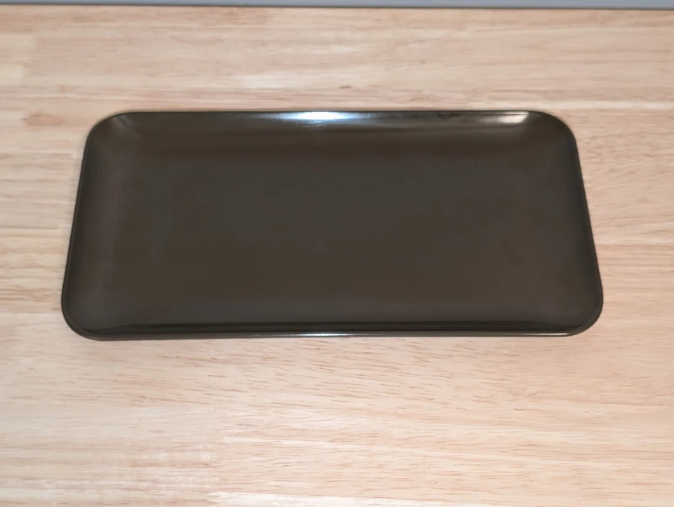 Set of 2 Everyday Home Melamine Serving Trays Vanity Trays Trinket Trays 9 x 6 - Image 2 of 4