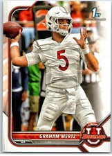#10 Graham Mertz, Wisconsin Badgers - 1st Bowman 2021-22 Bowman University Paper