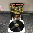 LP VINYL IRON MAIDEN ALBUM PIECE OF MIND 1983 UK 1ST PRESS EMA 800 EX+/EX+