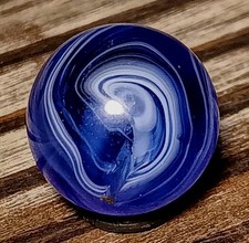 Christensen Agate Slag Marble. .59" Mint. Nice Pattern