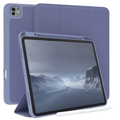 Smart Cover für Apple iPad Pro 13 Hülle Stifthalterung Tablet Eisblau