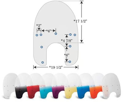 #ad #ad Memphis Shades Replacement Plastic for HD Detachable Compact Windshield 17in. $109.95