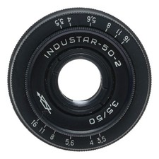 Industar-50-2 vintage M39 rangefinder 3.5/50 mm lens f/3.5 f 50mm