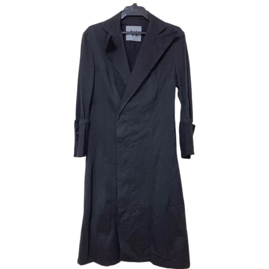 Yohji Yamamoto Solid Coats, Jackets & Vests Cotton Outer Shell for