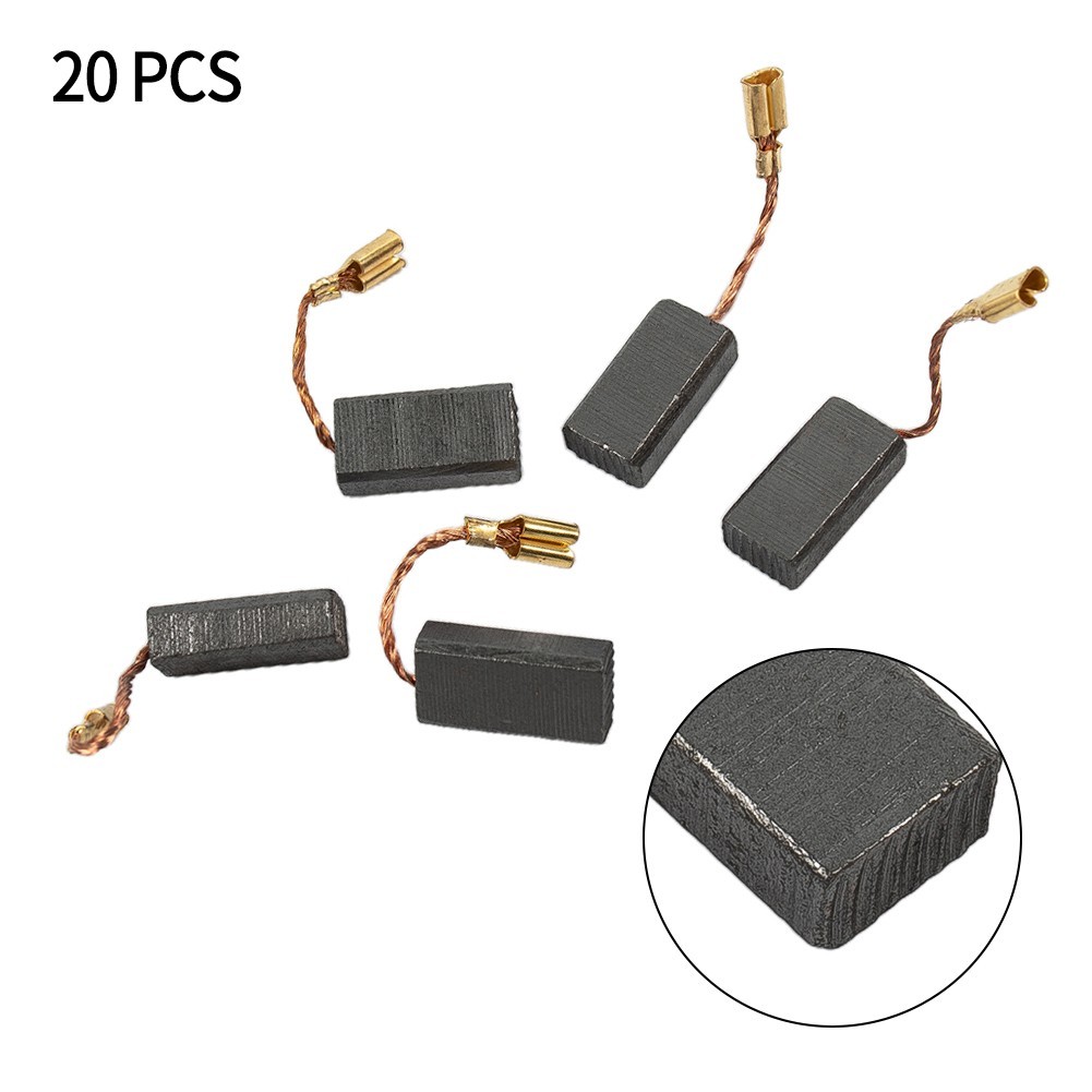 UK 20pcs/Set Carbon Brushes For Bosch Motor Angle Grinder 15mm X 8mm X 5mm Tool