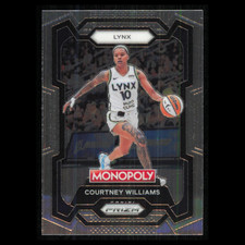 Courtney Williams #10 2024 Panini Prizm Monopoly WNBA Minnesota Lynx Basketball