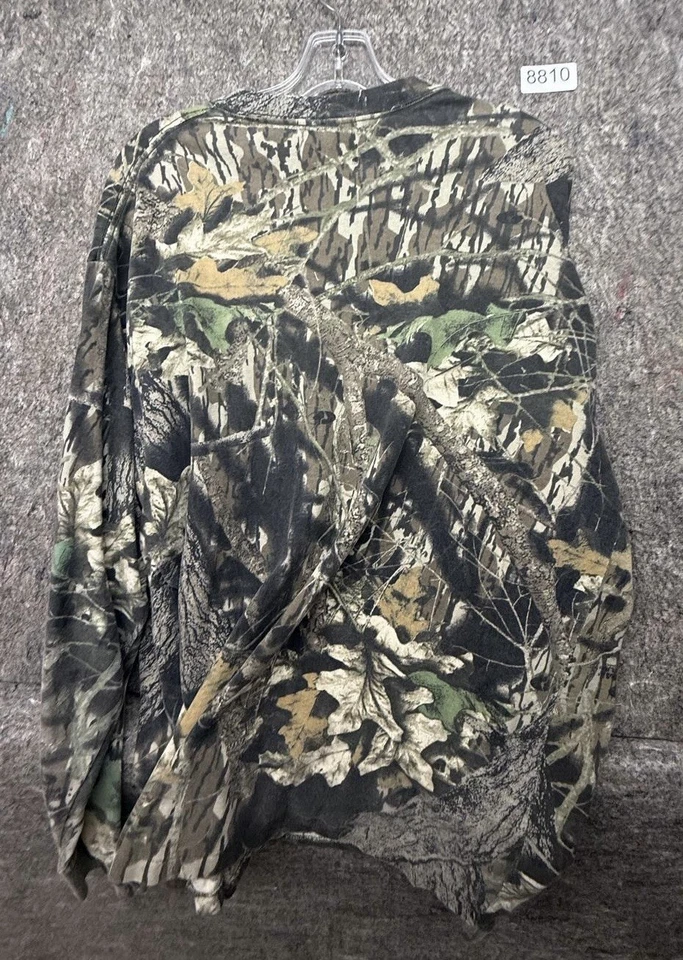 Mossy Oak Shirt Mens Camouflage Long Sleeve XL Made in USA - Image 2 of 4