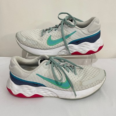 Nike Shoes Womens 10 Renew Ride 3 Proton White Teal Trainers Sneaker DC8184 006