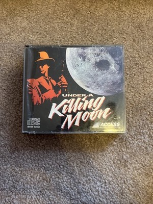 Under A Killing Moon PC Game CD Disks 1-4 Complete Very Good Cond! Point + Click