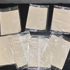 Beige Reusable Silicone Tattoo Practice Skin Sheets, Rectangle