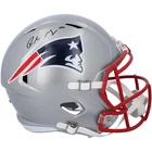 New ListingDrake Maye Patriots Signed Riddell Speed Replica Helmet Fanatics Authentic COA
