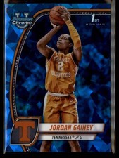 2024-25 Bowman University Chrome Jordan Gainey 33 Tennessee Volunteers Sapphire
