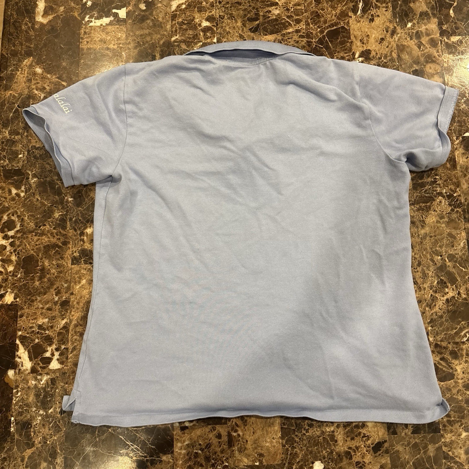 Ralph Lauren Golf Women's Light Blue Piqué Polo Shirt L Embroidered Logo thumbnail 4