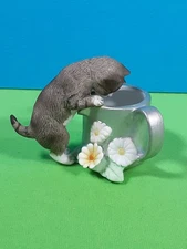 Enesco The Gifted Line Kitten/Watering Can Figurine John Grossman 3" Tall 1991