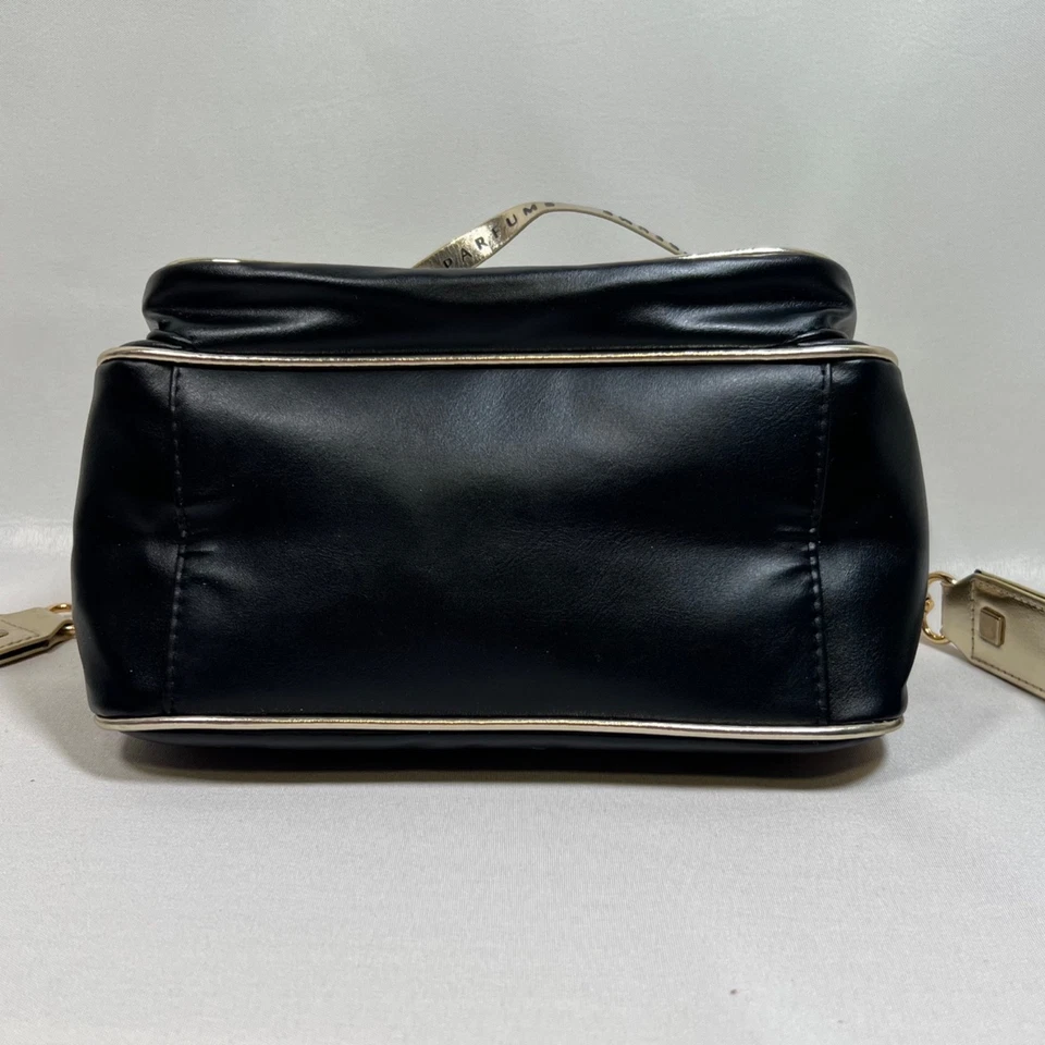 Bolsa Versace Parfums couro sintético - Preto, dourado - Imagem 4 de 4