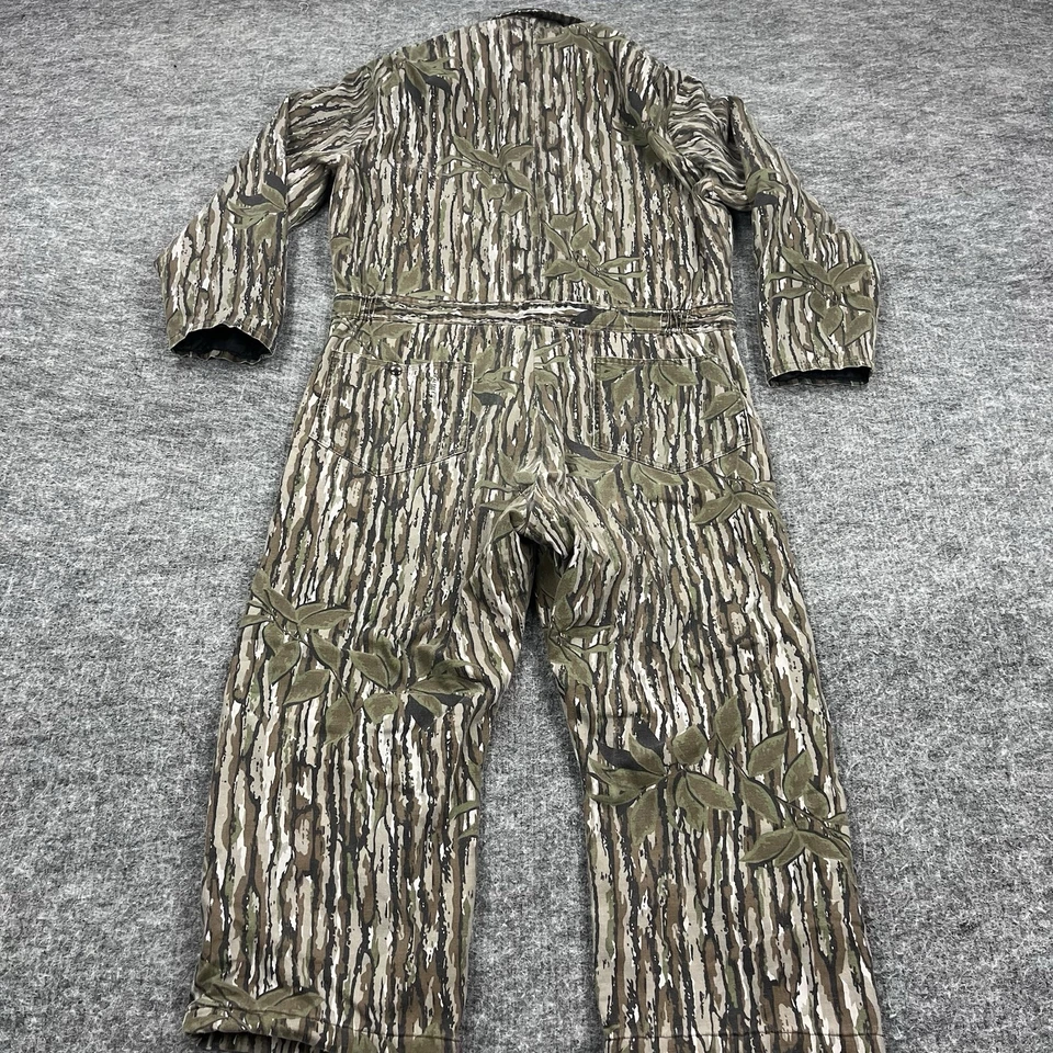 Vintage Big Bore Coveralls Mens Large Short Insulated Realtree Camo 40x25 - Image 4 of 4