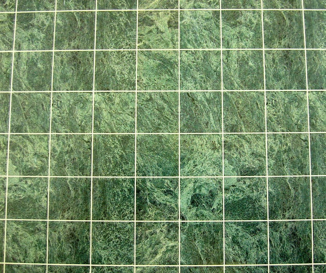 Dolls House Miniature Flooring Green Marble Tile Sheet