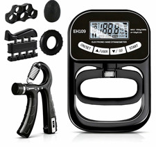 Grip Strength Tester Trainer 396lbs Hand Dynamometer with Digital Display